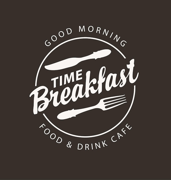 banner para menú sobre el tema del desayuno