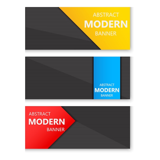 Banner Moderno Abstracto