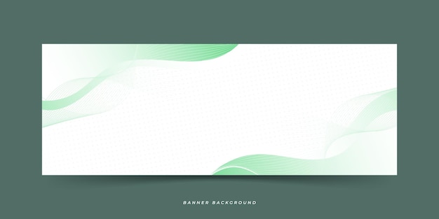 Banner moderno fondo colorido blanco verde gradación estilo memphis eps 10