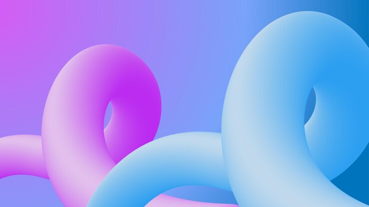 Vector banner moderno con fondo de onda de fluido degradado de forma de flujo 3d