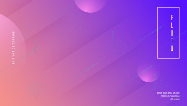 Banner moderno Página de destino 3d Telón de fondo creativo Diseño dinámico