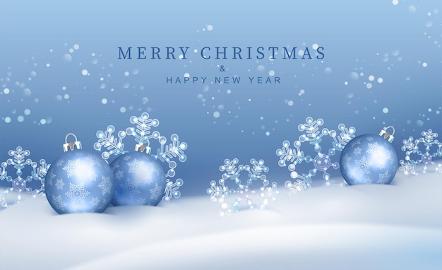 Banner de navidad y año nuevo