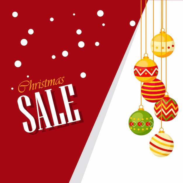 Banner de Navidad con Bolas de Navidad Decorativas