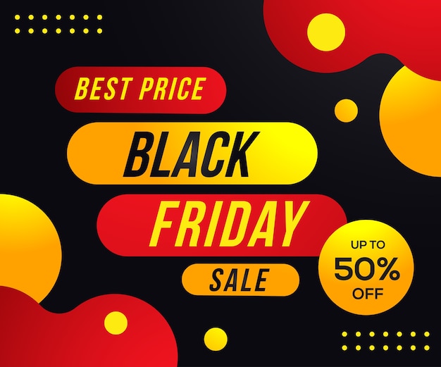 Banner de ofertas de viernes negro