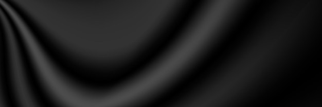 banner ondulado negro