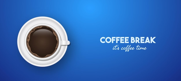 Banner de pausa para el café