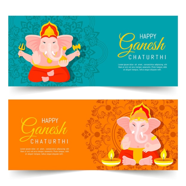 Banner plano ganesh chaturthi