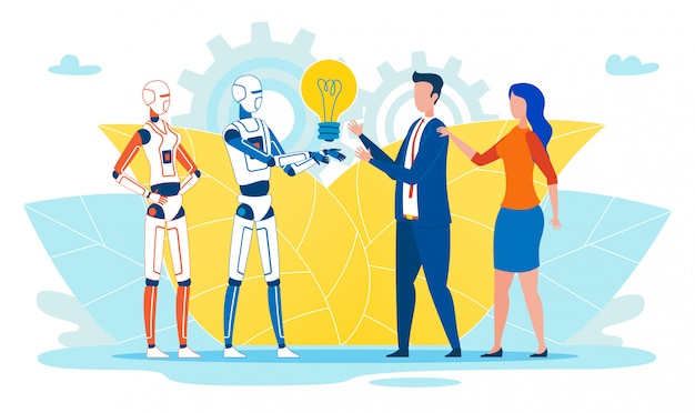 Banner plano de inteligencia artificial da idea.