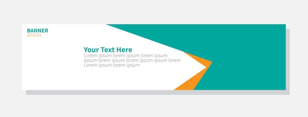 banner de plantilla de banner mínimo de diseño plano vectorial para empresa comercial