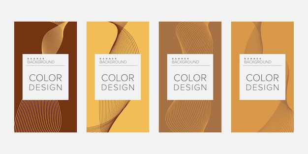 Banner de plantilla de diseño de vector de banner de fondo abstracto para impresión o banner web con colorido