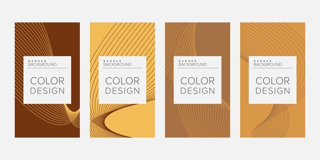 Banner de plantilla de diseño de vector de banner de fondo abstracto para impresión o banner web con colorido
