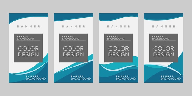 Banner de plantilla de diseño de vector de banner de fondo abstracto para impresión o banner web con colorido