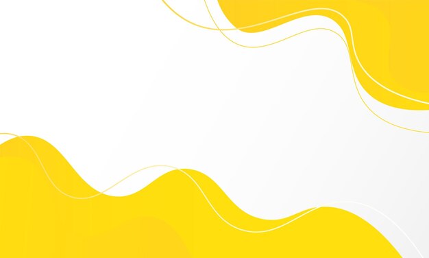Vector banner de plantilla de forma líquida abstracta de color amarillo naranja con fondo de tecnología de puntos de color degradado diseño con diseño vectorial
