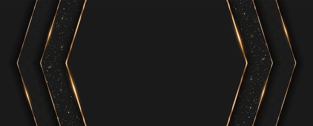 Banner premium de fondo de vector de lujo