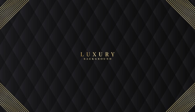 Banner premium de negocios de ilustración de fondo de vector de lujo y elegante