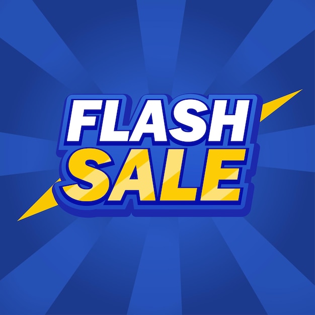 Banner de promoción Signo de precio de oferta de venta Oferta especial venta flash