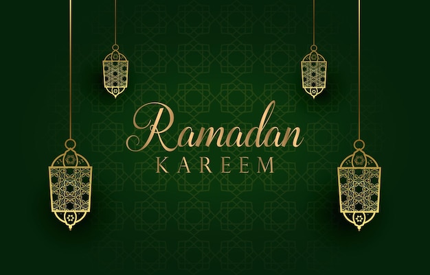 banner de ramadan kareem 2024 con diseño de fondo verde 04
