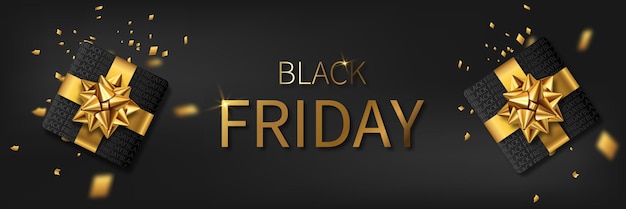 Banner de rebajas del black friday