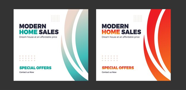 Banner de redes sociales para banner de marketing digital