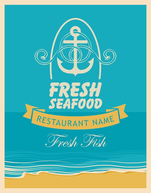 banner para restaurante de mariscos