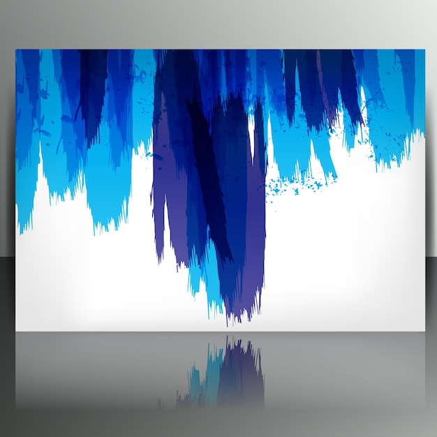 Vector banner con salpicaduras en un fondo abstracto