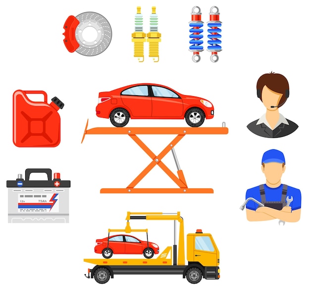 Banner de servicios para coches