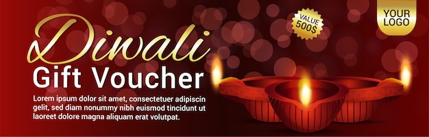 Banner de shubh diwali