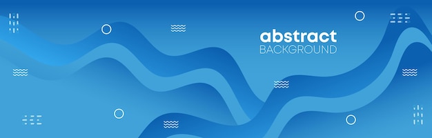Banner de sitio web abstracto de fondo para marketing digital y marca Banner de promoción de redes sociales
