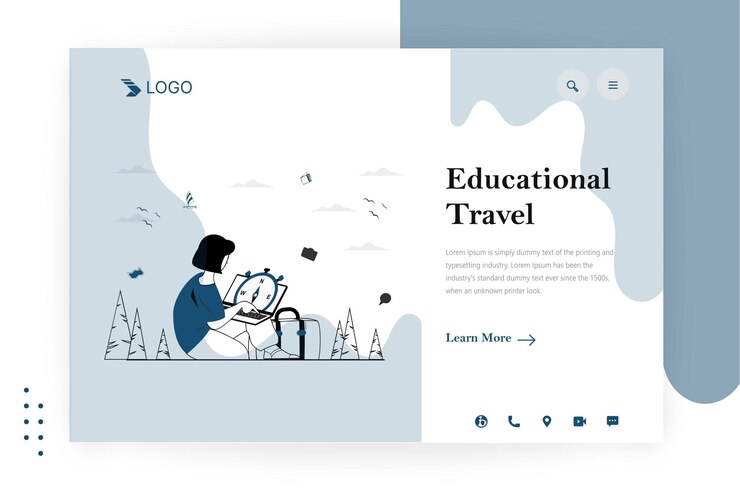 Banner de sitio web Banner plano de sitio web Bandera de ilustración de sitio web