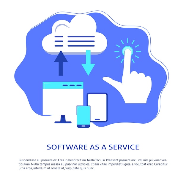 Banner de software como servicio