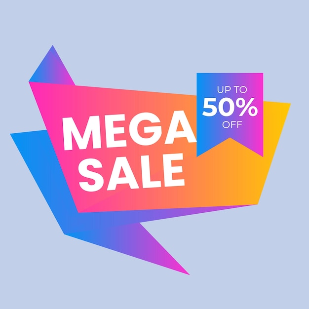 Banner de súper venta Ilustración vectorial Template de banner de súper venda Diseño de banner para ofertas especiales