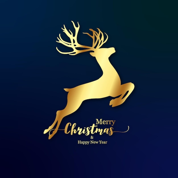 Vector banner de tarjeta de felicitación de deseos de navidad creativos