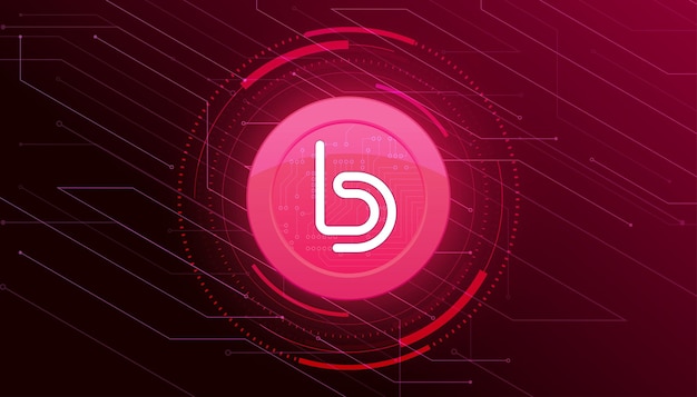 Banner temático de moneda criptográfica BIT
