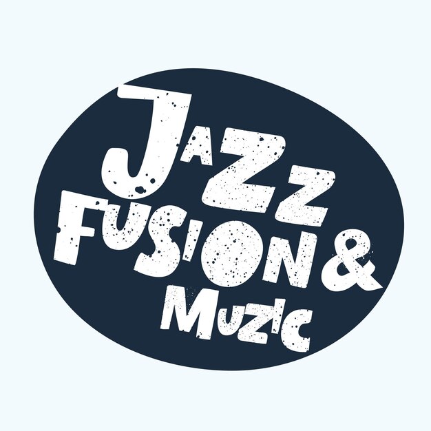 Banner tipográfico positivo amo el jazz decorado con elementos musicales notas saxofón abstracto amor ...