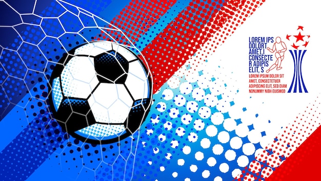 Banner de torneo de fútbol plantilla Vector de diseño de diseño de partidos de fútbol