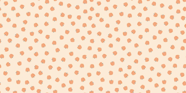 Banner transparente con pequeñas manzanas