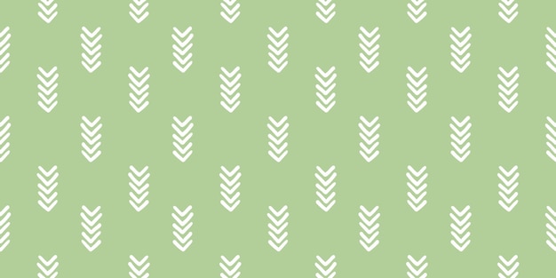 Banner transparente verde con flechas blancas