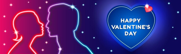 Banner de vacaciones del día de San Valentín