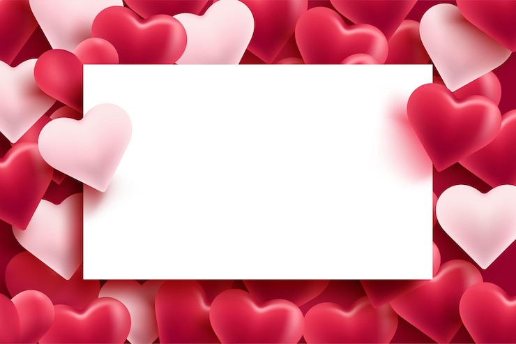 Banner de vacaciones feliz día de San Valentín