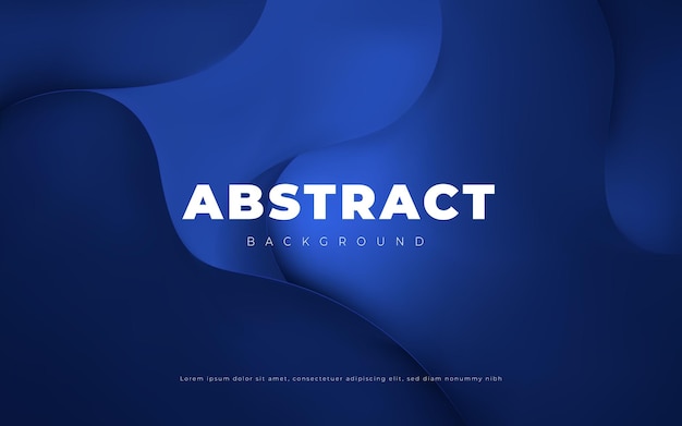 Banner de vectores 3D líquidos abstractos