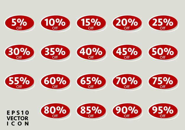 Banner de venta Banner de descuento Porcentajes