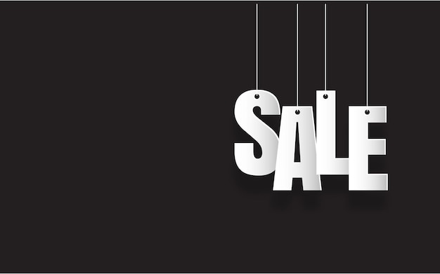 Banner de venta moderno con áreas de espacio de texto