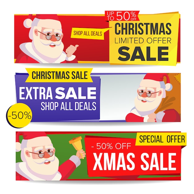 Banner de venta de Navidad