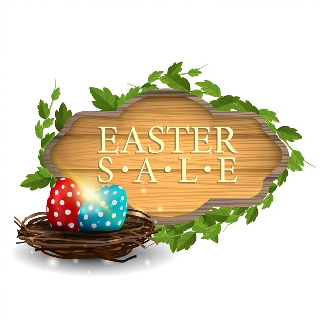 Banner de venta de pascua