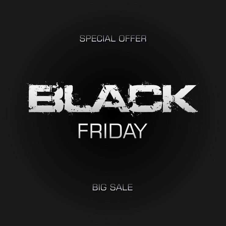 Vector banner de venta de viernes negro en estilo moderno grunge cartel para publicidad de compras comerciales