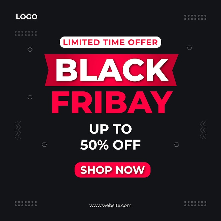 Banner de venta de viernes negro con plantilla de fondo de ventas
