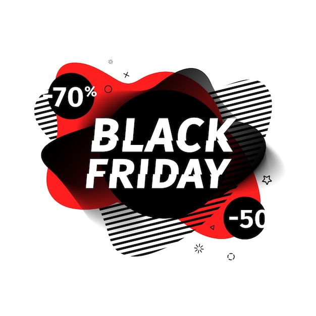 Banner de venta de viernes negro