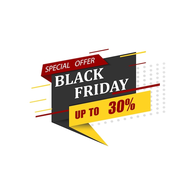 Banner de venta de viernes negro