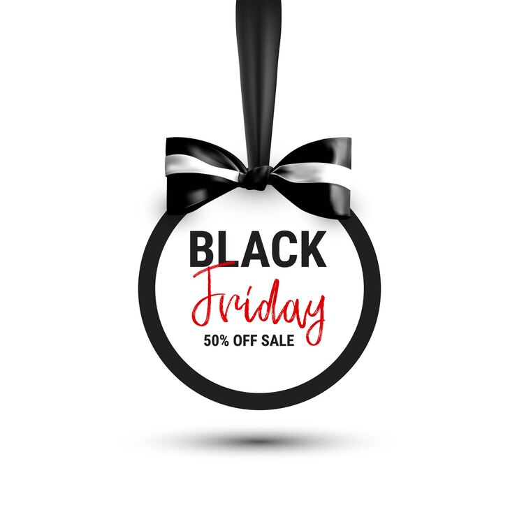 Banner de venta de viernes negro.