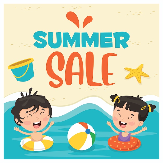 Banner de ventas de verano